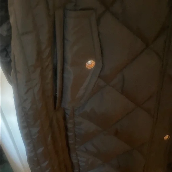 London Fog Women's Black Puffer Coat - Picture 6 of 7